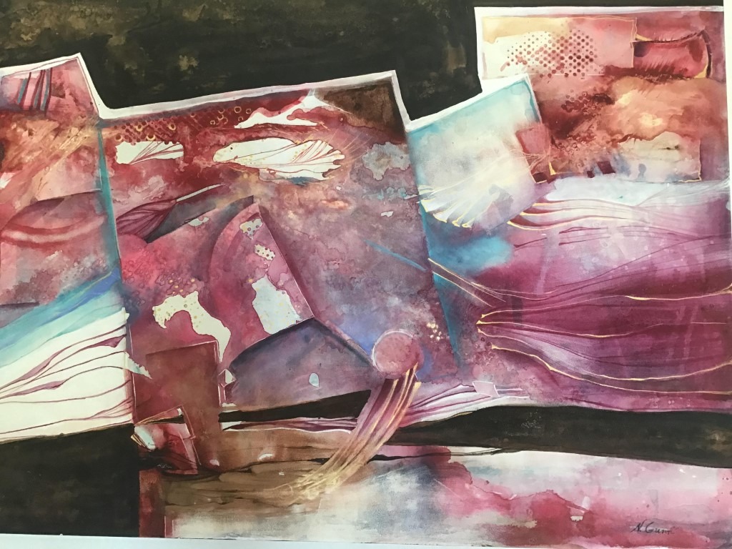 Watercolor Pour and Abstract with Nan 11230517